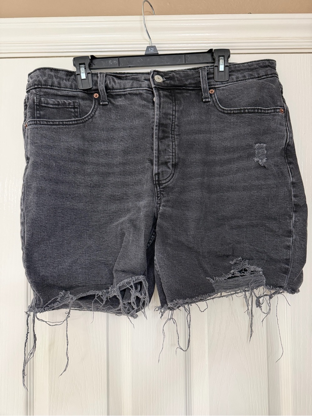 Old Navy Black  OG Straight Jean shorts
